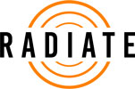 Radiate – Geluid | Licht | Beeld Logo